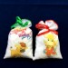 Новогодний мешок для конфет и подарков 20х30 см. Бычок