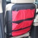 Защита для спинки сиденья + Органайзер для автомобиля, 6 карманов, Красный