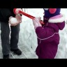 Снежколеп - метатель Snowball Thrower красный 