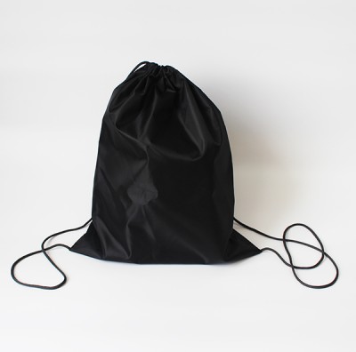 Сумка-рюкзак для сменной обуви черный