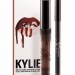 Набор жидкая губная матовая помада + карандаш для губ KYLIE цвет TRUE BROWN K