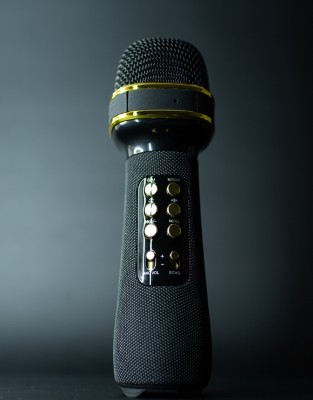 Беспроводной караоке микрофон WS-898 Черный