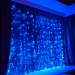 Светодиодная LED гирлянда Занавес 3*2 м. Синее свечение