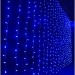 Светодиодная LED гирлянда Занавес 3*2 м. Синее свечение