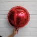 Воздушный шар фольгированный красный №94