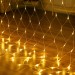 Светодиодная LED гирлянда Сетка 2*2 м. Золотое свечение