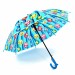 Зонт детский полуавтомат Совы на голубом