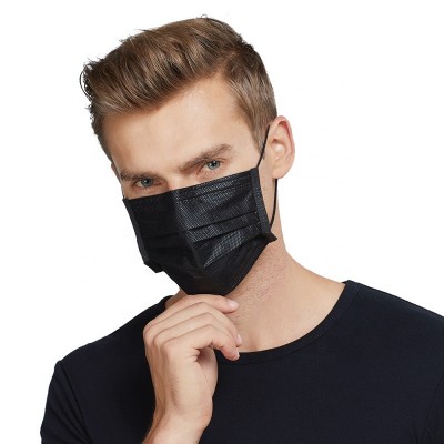 Защитная маска для лица 10 шт. №3 Черная
