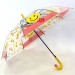 Зонт детский полуавтомат Прозрачный Смайлик