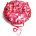 Надувные санки тюбинг/ватрушка "Розовый камуфляж" диаметр 100 см. Быстрик 