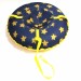 Надувные санки тюбинг/ватрушка "Желтые Звезды" диаметр 80 см. Быстрик 