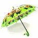 Зонт детский полуавтомат Зеленый миньоны