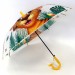 Зонт детский полуавтомат Прозрачный 3D Тигренок
