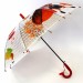 Зонт детский полуавтомат Прозрачный 3D Белка