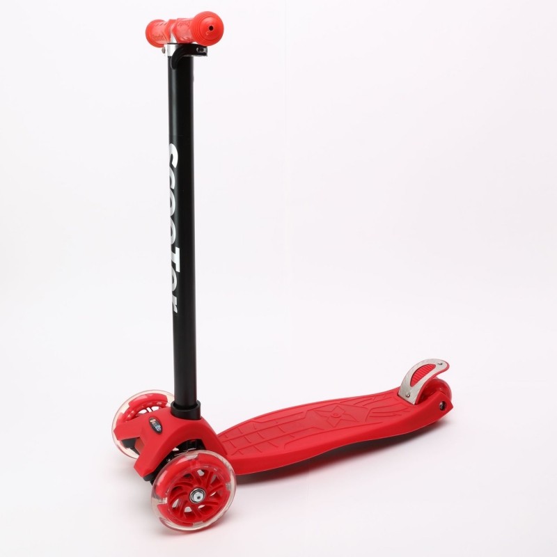 Самокат Scooter Rover Maxi до 60 кг., 4-ох колесный, светящиеся колеса №13