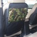 Защита для спинки сиденья + Органайзер для автомобиля, 1 карман под замком, Камуфляж лес