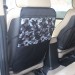 Защита для спинки сиденья + Органайзер для автомобиля, 1 карман под замком, Камуфляж 
