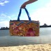Пляжная сумка-лежак Морской бриз двухместный синий