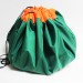 Сумка-коврик для игрушек Toy Bag диаметр 150 см цв. зелено-оранжевый