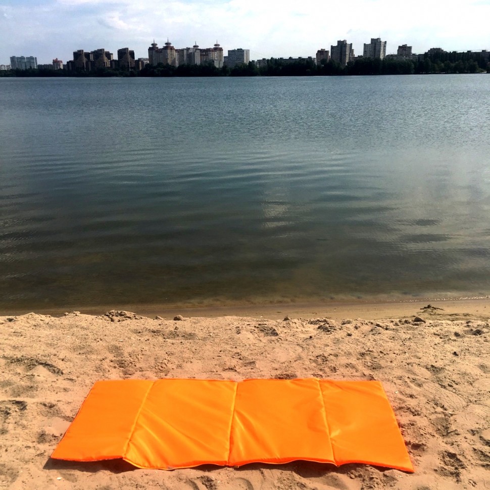 Пляжная сумка-лежак Морской бриз одноместный оранжевый 
